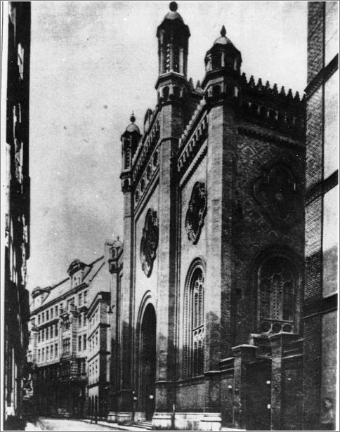 The Leopoldstaedter Temple, a synagogue in Vienna